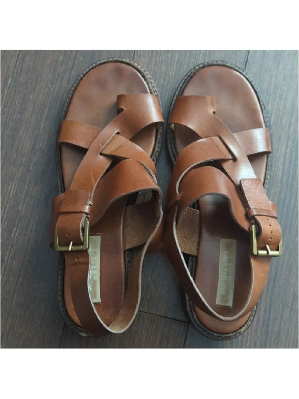 Michael Kors Leather Sandals